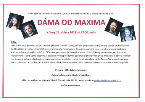 pozvánka do divadla