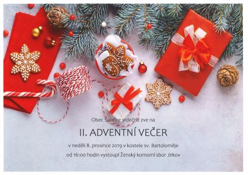 Pozvánka na II. adventní večer