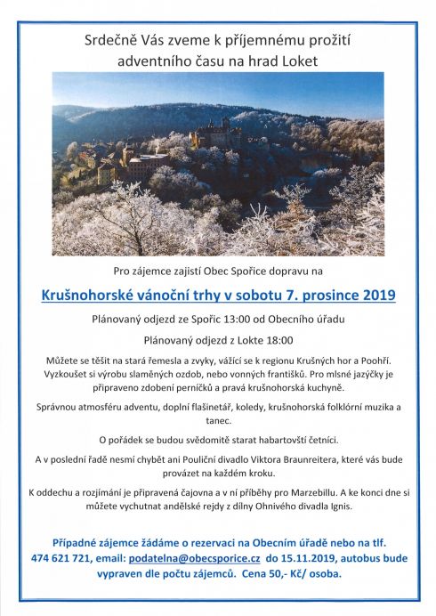 Pozvánka na&nbsp;vánoční Loket