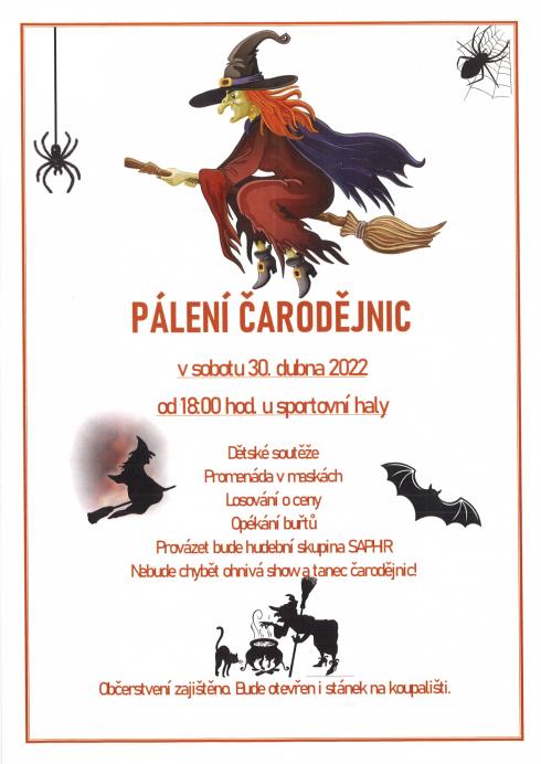 Pálení čarodějnic plakát