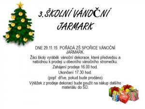 3. ŠKOLNÍ VÁNOČNÍ JARMARK