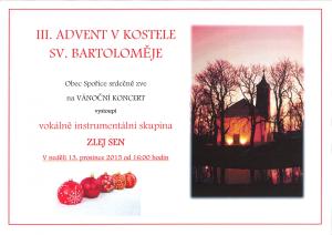 III. advent v kostele sv. Bartoloměje