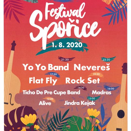Festival Spořice 2020 - plakát