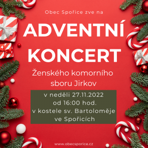 Pozvánka na adventní koncert