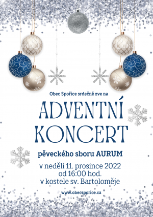 Pozvánka na 3. adventní koncert