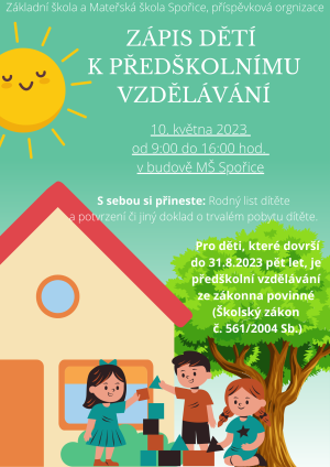 Zápis do MŠ