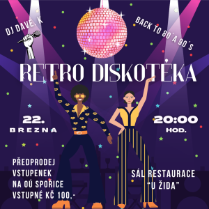Pozvánka na retro diskotéku