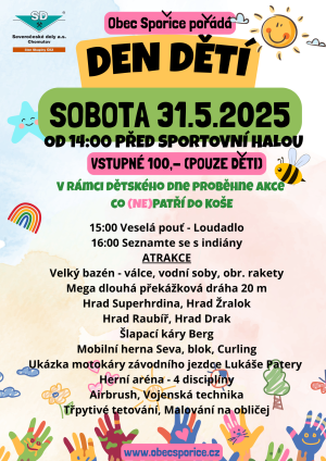 Plakát na den dětí 2025