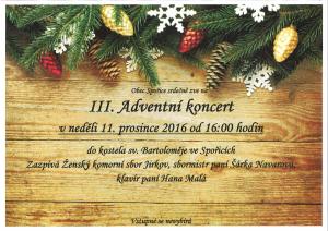 III. adventní koncert